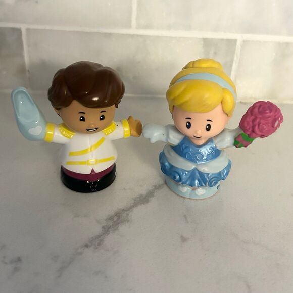Fisher-Price Other - Little People Set of Two Disney Cinderella and Prince Charming